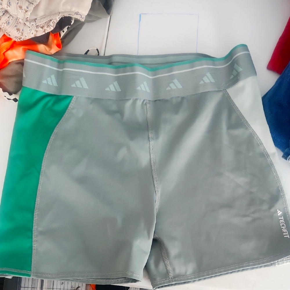 Adidas  Green Techfit Shorts